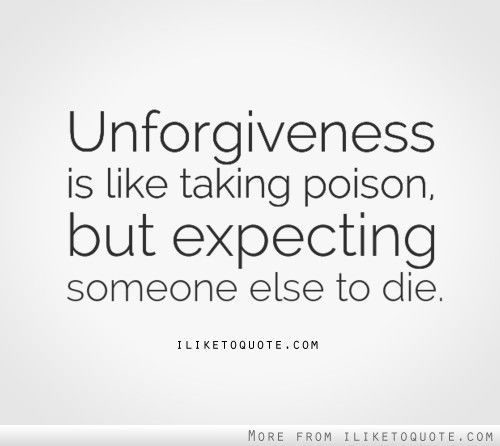 Unforgiveness